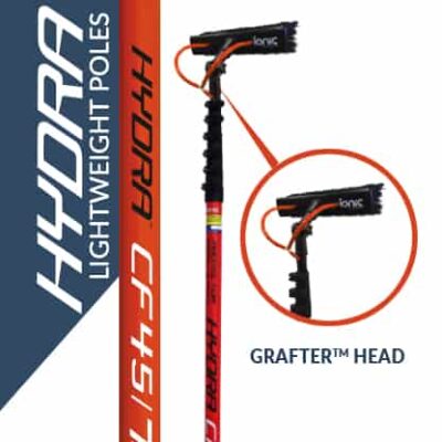 Hydra lightweight poles with the Grafter head