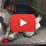 Video post about preparing vehicle floor for protection