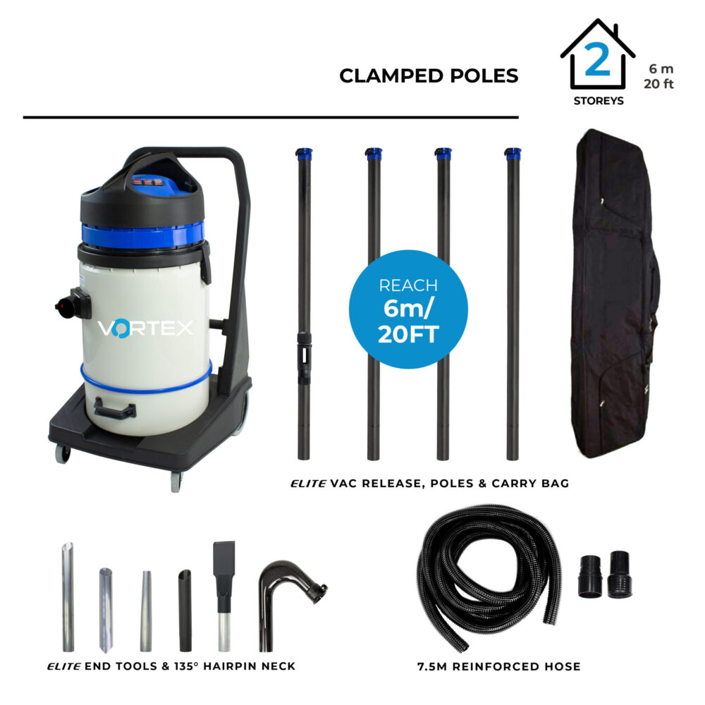 Vortex Gutter Vacuum Kit -  Mid Range