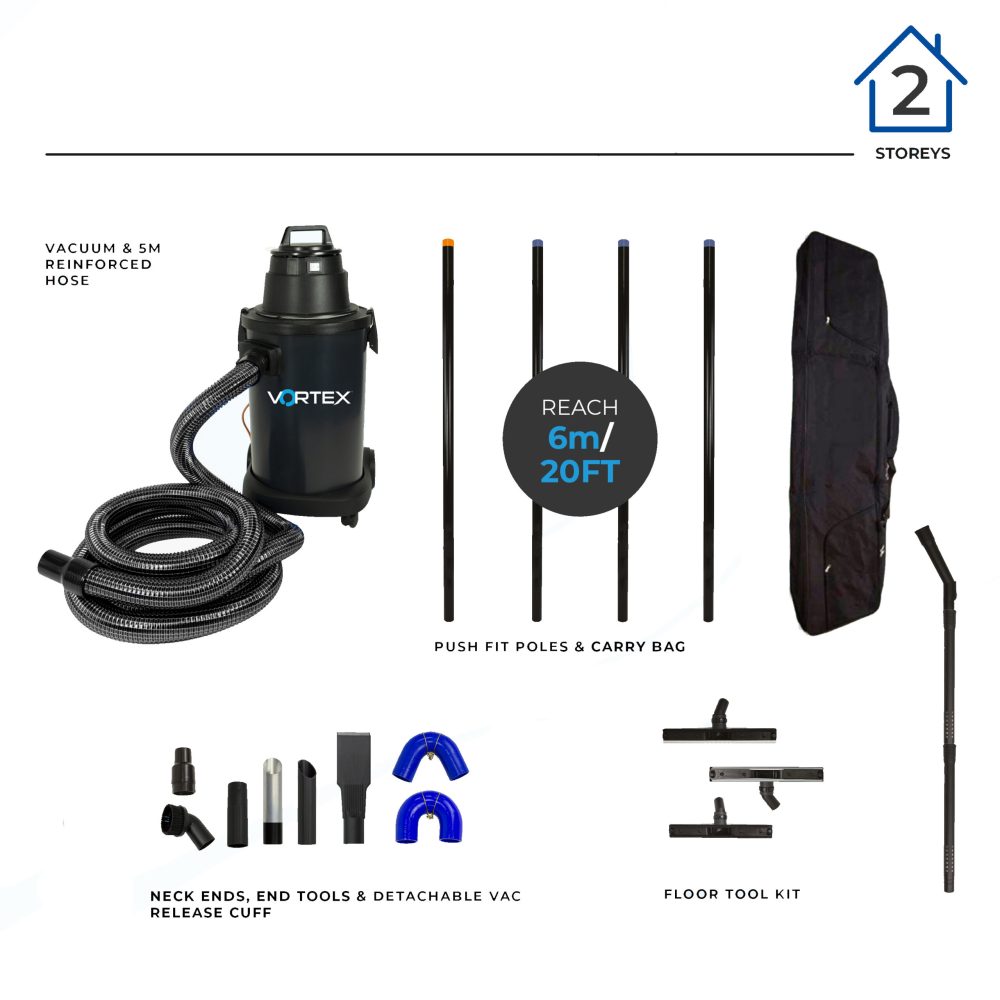 Vortex Gutter Vacuum Kit - Piccolo Entry Level