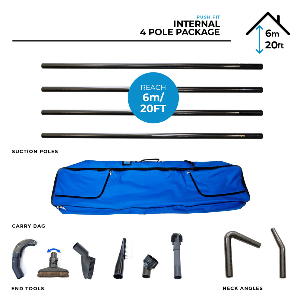 Vortex Suction Pole Sets - Internal (44mm - for use with Entry Level Vacuum)