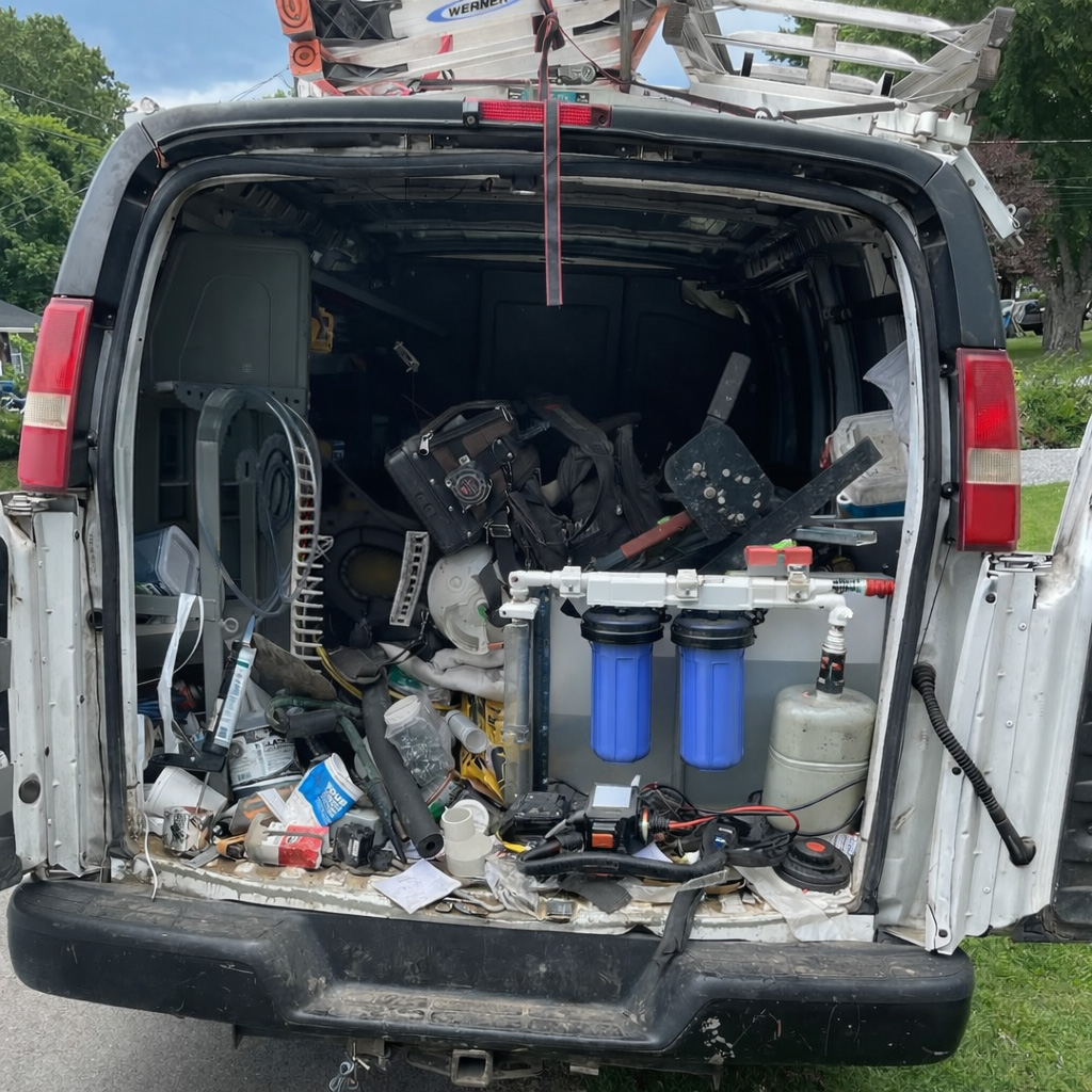 DIY window cleaning van, DIY pure water cleaning, window cleaning bad